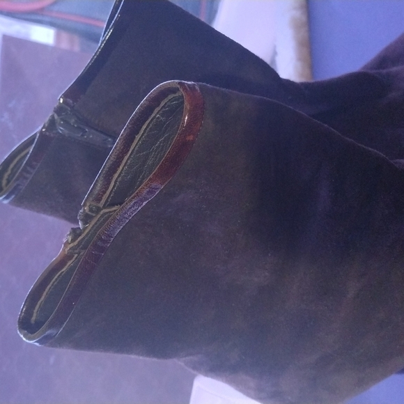 Stuart Weitzman Lithe Cola Suede Ankle Boots Size 38.5 - Picture 9 of 10